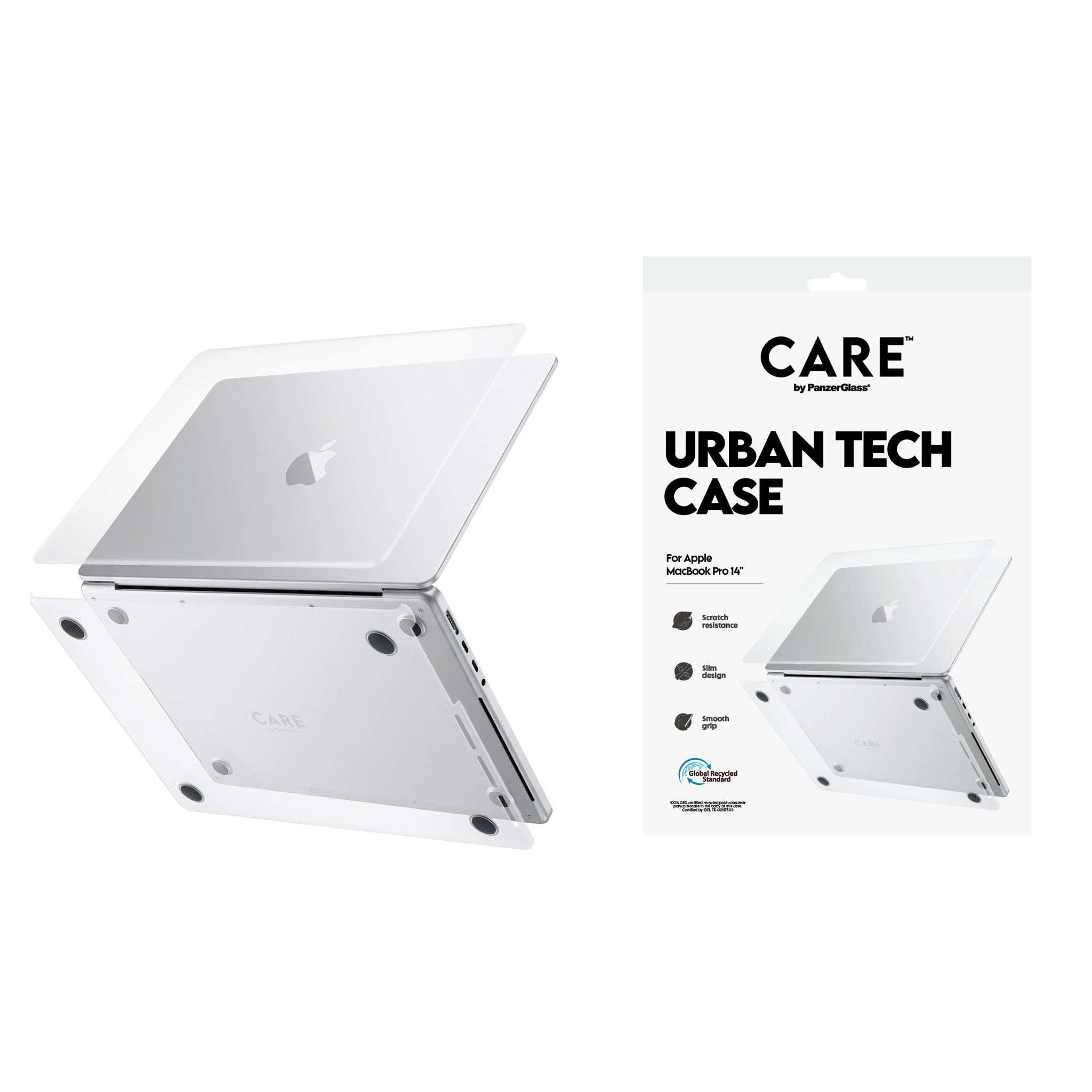 CARE™ by PanzerGlass® Case Transparent Macbook Pro 14'' M1 | M2 | M3 | M4 | M5